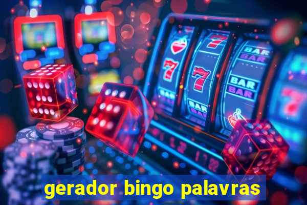 gerador bingo palavras